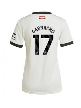 Manchester United Alejandro Garnacho #17 Zenski Rezervni Dres 2024-25 Kratak Rukavima